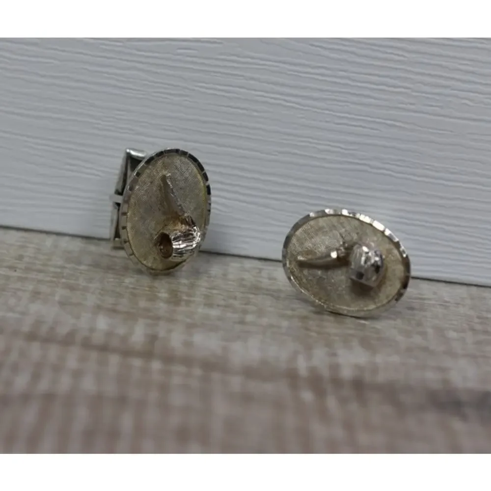 Men's Vintage 925 Sterling Silver Cufflinks Mexico